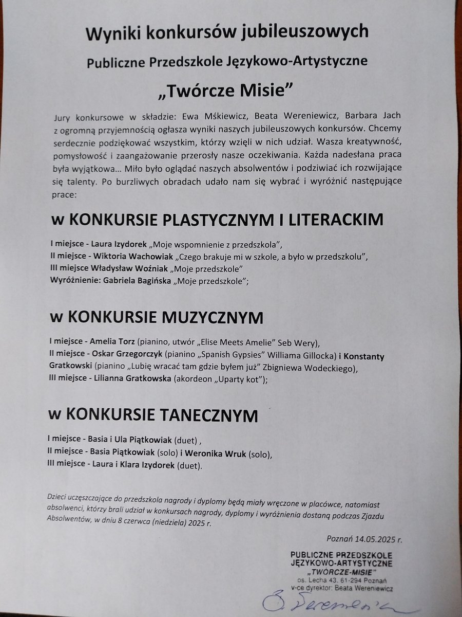 10 lat Twórcze Misie